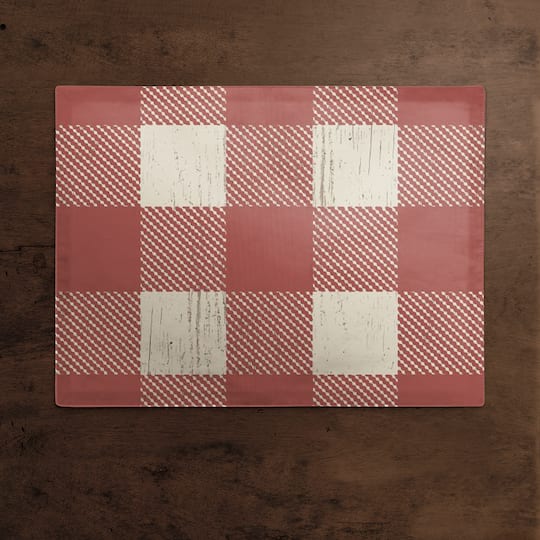 Red Buffalo Check Cotton Twill Placemat